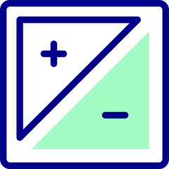 exposure illustration on a white background    