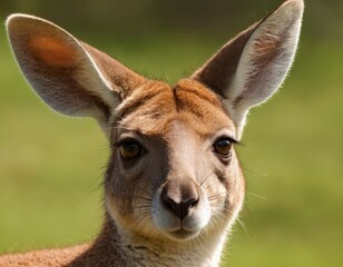 Obraz premium Red Kangaroo Portrait