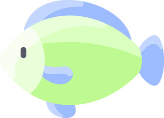 fish illustration on a white background     