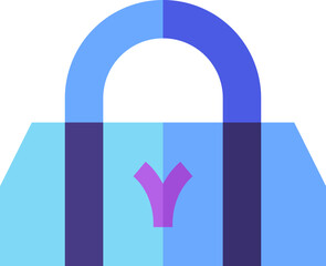 gym bag illustration on a white background     