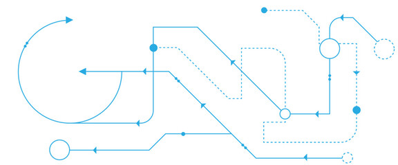 Obraz premium Vectors Abstract connecting lines and dots., Social networking, network connection and global communication technology background