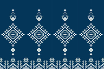 snowflakes Local native Africa style art geometric textile seamless pixel pattern, Design for fabric, Clothes, Curtain, Carpet, Scarf, Wrap, Handcraft,  Wallpaper, Background and Vector illustration