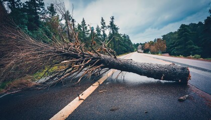 Fallen Tree on road