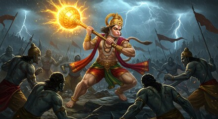 Powerful figure in epic conflict
