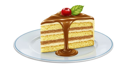 Isolated Cake
