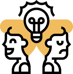 personality illustration on a white background    