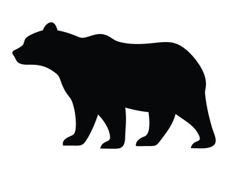 silhouette of a bear illustration