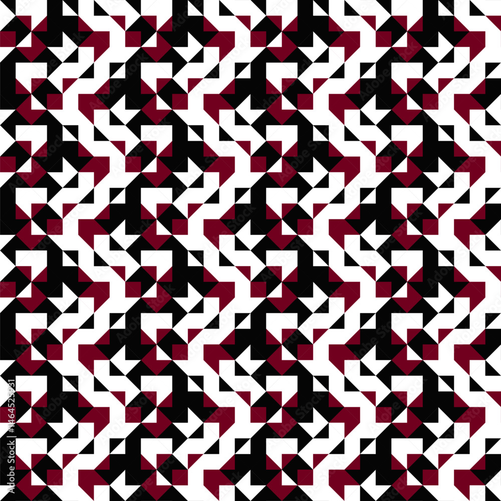 Poster seamless random three color pattern background design