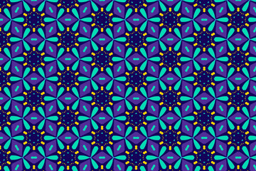 Fototapeta premium Oriental pattern for textiles, wallpaper, for use in graphics .