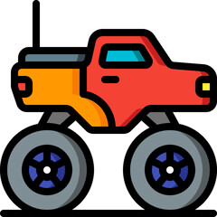 truck illustration on a white background    