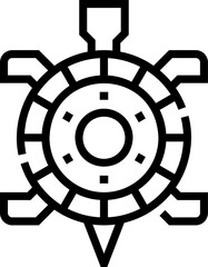 turtle illustration on a white background    