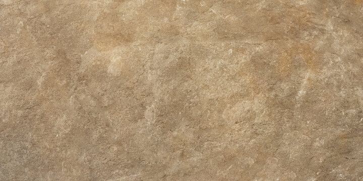 beige concrete wall , grunge old stone texture , dark brown rock grainy surface background,  panoramic wide banner	