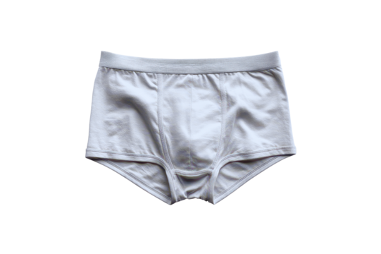 Comfortable Men's White Cotton Underwear Briefs Classic Style