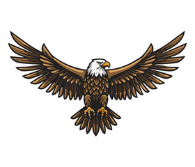 Eagle Illustration for brand logo and sybol style