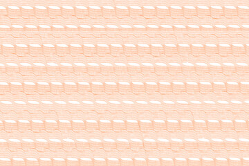 Wave line ornament pattern wallpaper. Abstract orange wave seamless pattern on transparent background. New wave texture PNG. Design for print, textile, wallpaper, card, paper, decoration, etc.