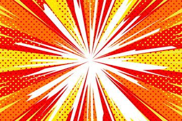 American Comic Style Backgrounds for summer - wide version -