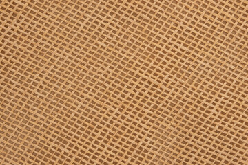 Beige canvas weave mesh material background