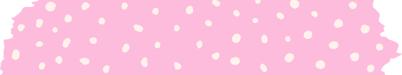 Coquette Plaid Washi Tape Girly Scrapbook Pink and Red Stripes, Hand Drawn Simple Doodle Patterned Scribbles, Hearts and Stars, Wave Whimsical Groovy Vector Isolated Design Element