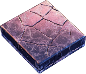 Abstract Cracked Surface Block