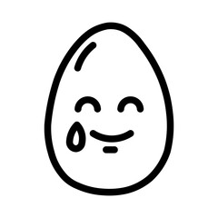 Obraz premium EASTER EGG EMOJIS