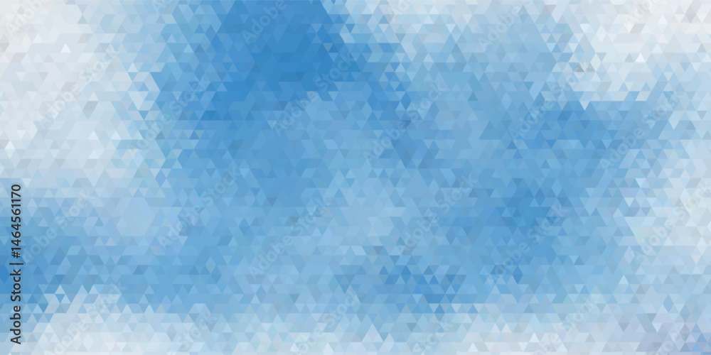 Poster light blue vector gradient triangles texture. triangular geometric sample with gradient. pattern for