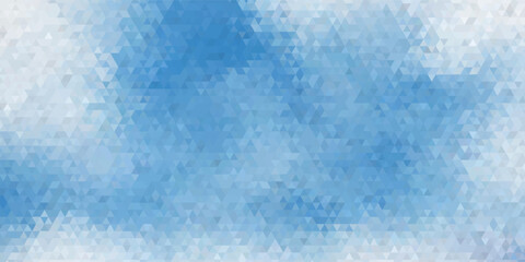 Light blue vector gradient triangles texture. Triangular geometric sample with gradient. Pattern for a brand book backdrop.