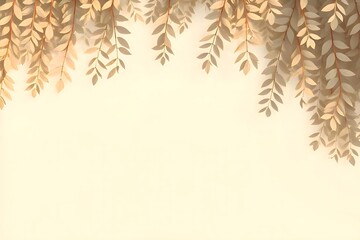 Minimalist Sage Leaf Background for Calm