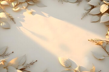 Peaceful Mauve Leaf Poster for Eco Design