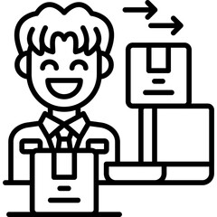 Customer Service Icon Vector Element