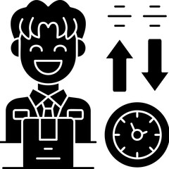 Delivery Time Icon Vector Element