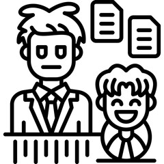 Teamwork Icon Vector Element