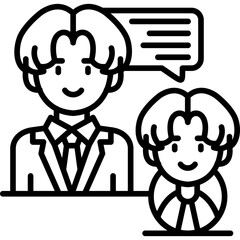 Briefing Icon Vector Element