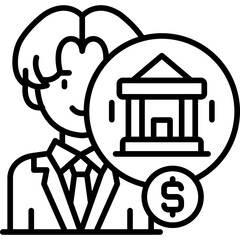 Property Business Icon Vector Element