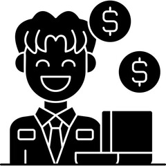 Employee Icon Vector Element