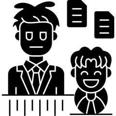 Fototapeta premium Teamwork Icon Vector Element