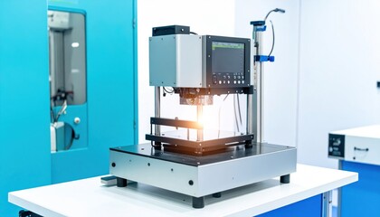 Industrial Testing Machine on Table
