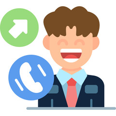 Outbound Icon Vector Element