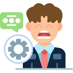 Conversation Icon Vector Element