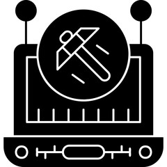 Mining Icon Vector Element