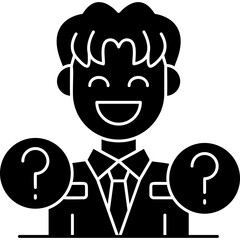 Anonymity Icon Vector Element