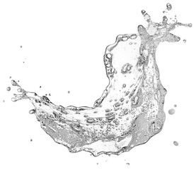 water containing soap splashing