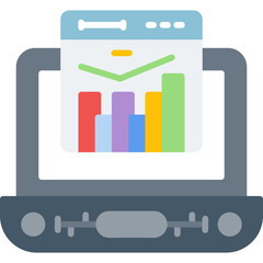 Chart Icon Vector Element