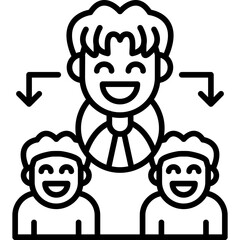 Organization Icon Vector Element