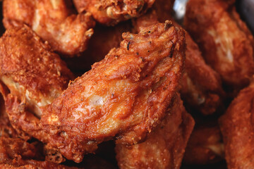 Fried chicken wings junk food