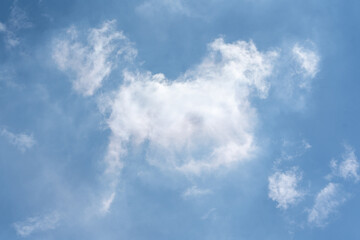 Sky Blue,Cloud Background,white clouds floating on blue sky in beautiful morning.