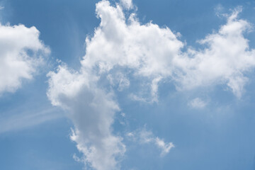 Sky Blue,Cloud Background,white clouds floating on blue sky in beautiful morning.