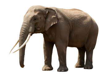 Obraz premium African Elephant Image HighResolution Photo of Elephant for Download isolated on white background