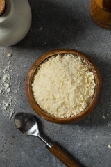 Organic Raw White Parmigiano Reggiano Parmesan Cheese