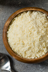 Organic Raw White Parmigiano Reggiano Parmesan Cheese