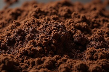 Visual Artistry Through Coffee Grounds Texture